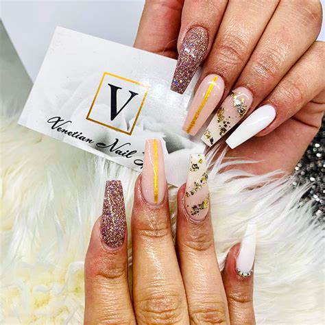 This year saw a lot of stunning new trends and creativity with nail design. . Venetian nails amarillo